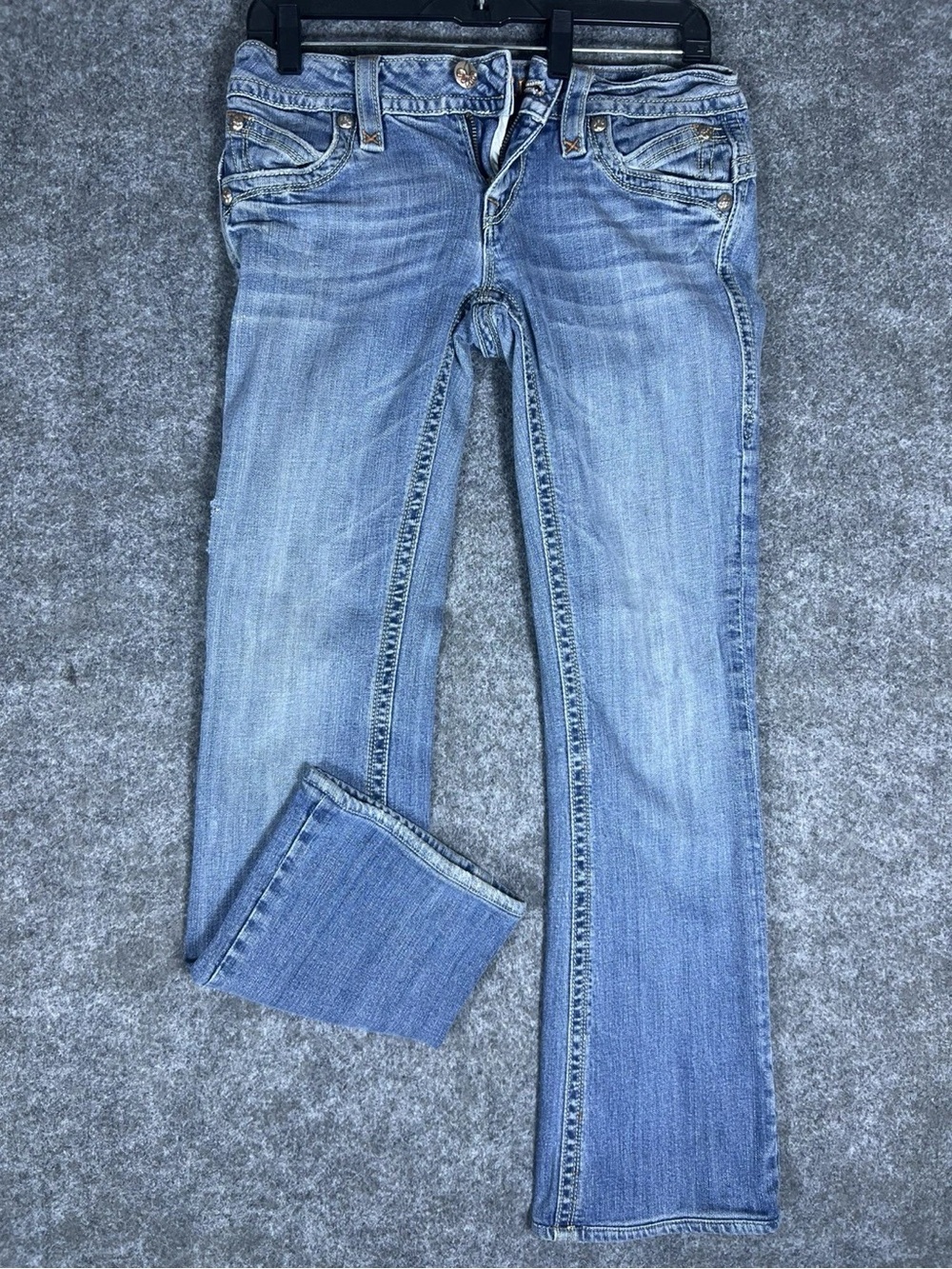 Rock Revival Women's Skinny Jeans in Light Wash Blue
